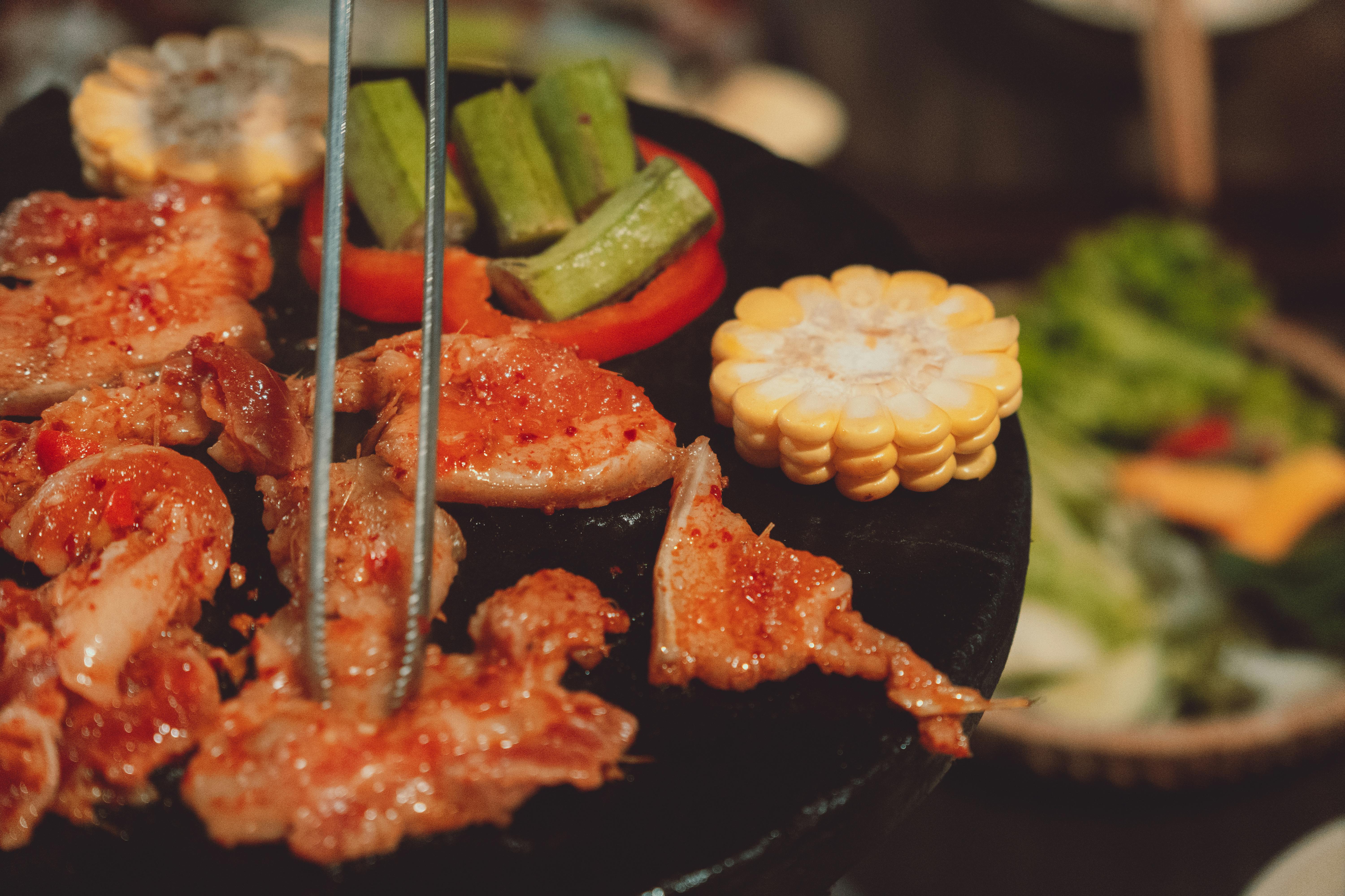 Vegetales y papas asadas